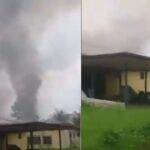 Just in: Crisis festers as disappointed hoodlums set another Rivers LGA secretariat ablaze (PHOTOS)