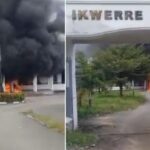 Disappointed hoodlums set Rivers LGA secretariat ablaze hours after successful weekend election